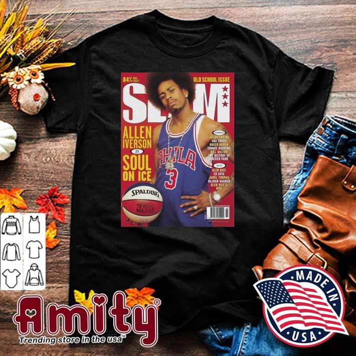 Official Slam Allen Iverson is Soul on Ice basketball shirt