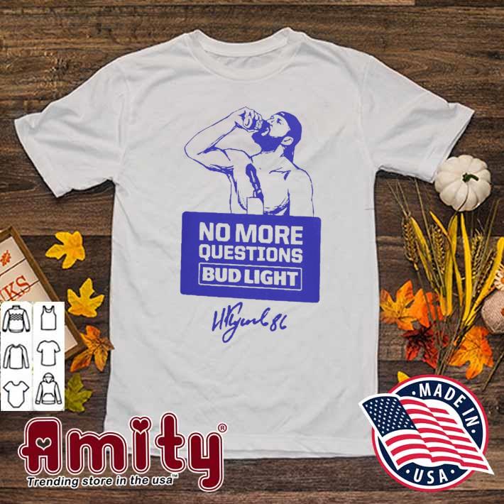 No More Questions Bud Light – Nikita Kucherov, Tampa Bay Lightning shirt -  Kingteeshop