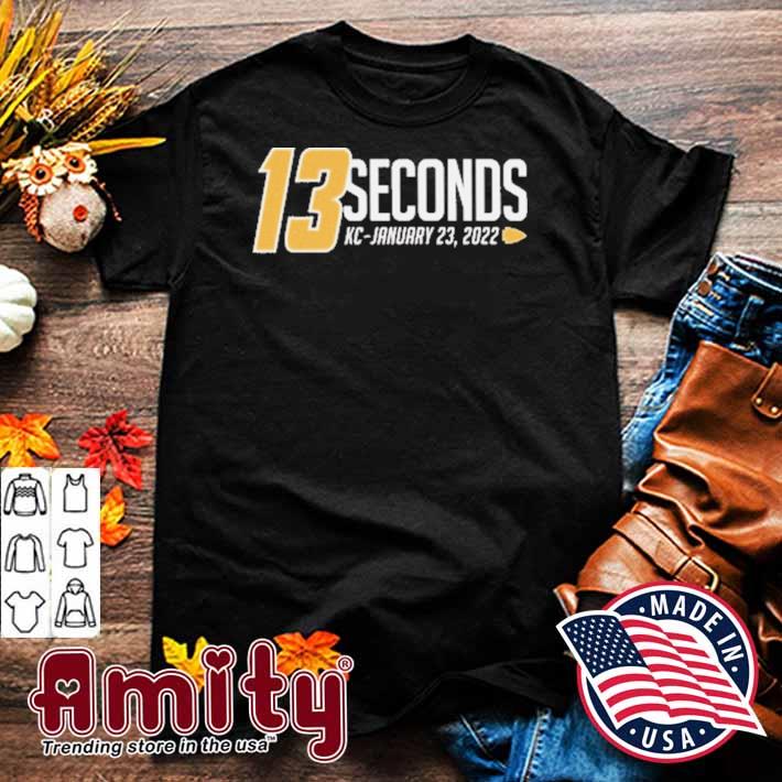 Official Chiefs 13 Seconds Kcjanuary 23,2022 Shirt, hoodie, tank