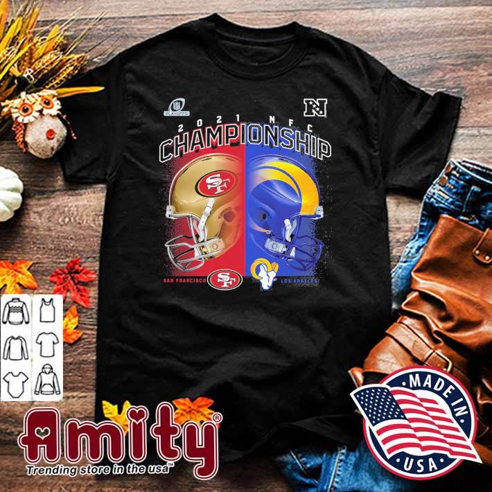 Los Angeles Rams vs. San Francisco 49ers 2021 NFC Championship Head to Head  Matchup T-Shirt, hoodie, sweater, long sleeve and tank top