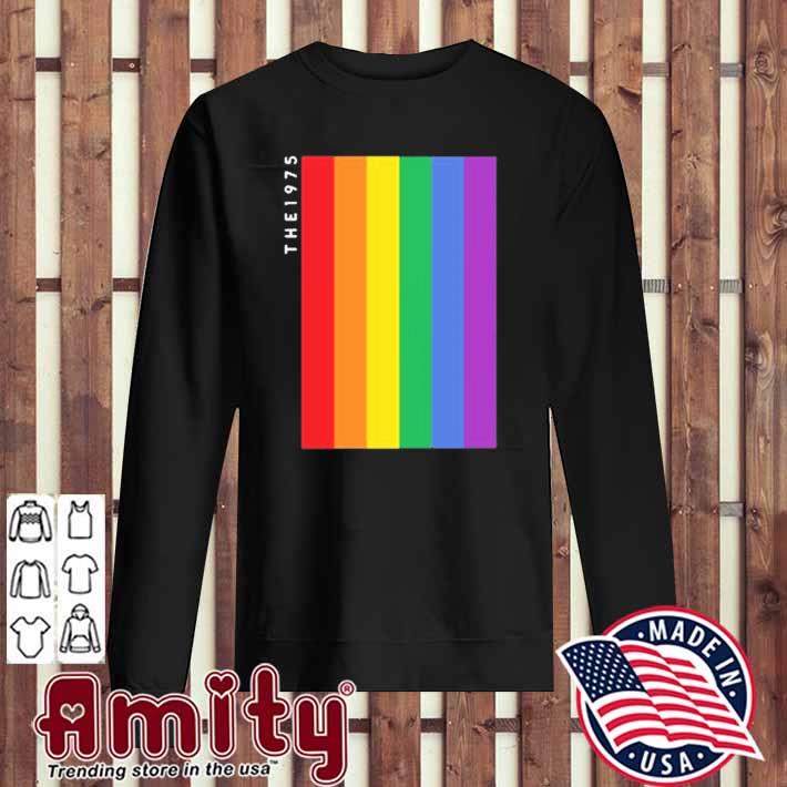 The 1975 Merch Loving Someone Rainbow Shirt hoodie sweater long