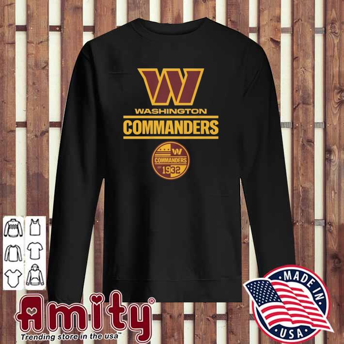 Washington Commanders City Arch Team Shirt, Washington 1932