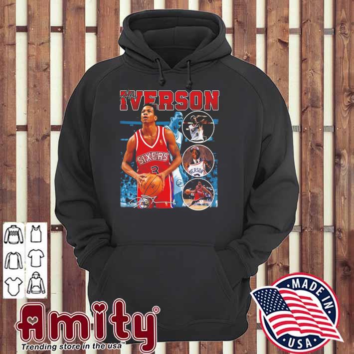 Allen Iverson The Answer Basketball Signature Retro 80s 90s Bootleg T-Shirt,  hoodie, sweater, long sleeve and tank top