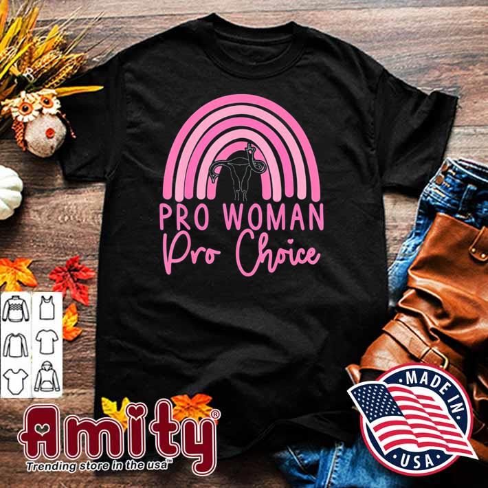 Pro Choice Womens Prochoice Rainbow Feminism Reproductice Shirt