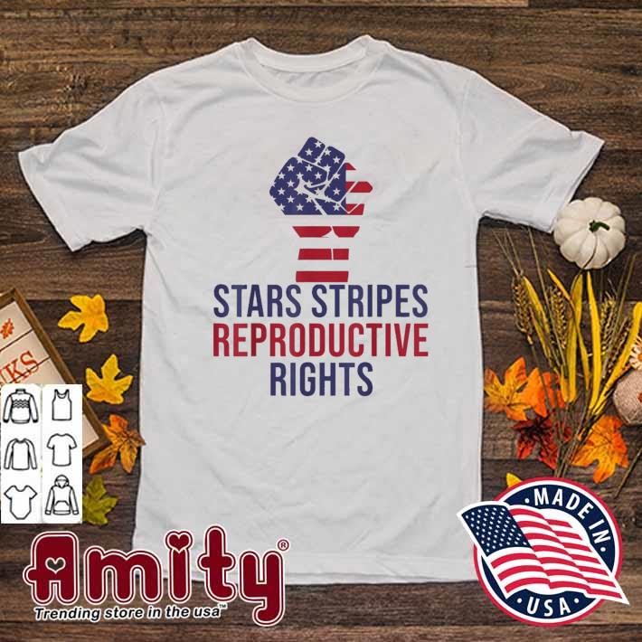 Stars Stripes Reproductive Rights Women American Feminist Shirt