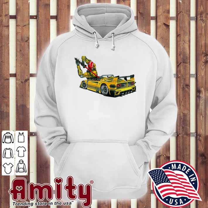 F40 Lm Barchett Yellow Italian Sports Car Without A Roof Shirt hoodie