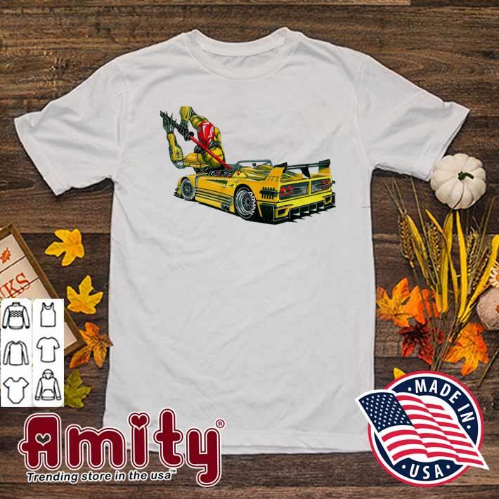 F40 Lm Barchett Yellow Italian Sports Car Without A Roof Shirt