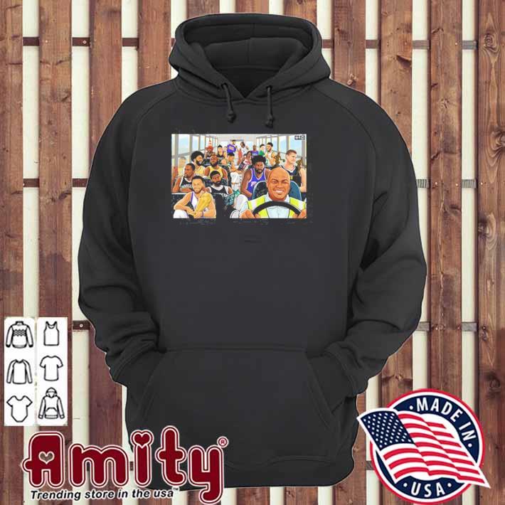 All aboard the chuck bus graphic t-s hoodie