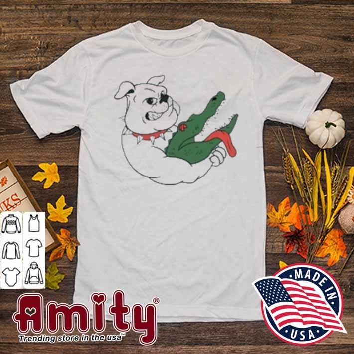 Choke out ga dog and crocodile t-shirt