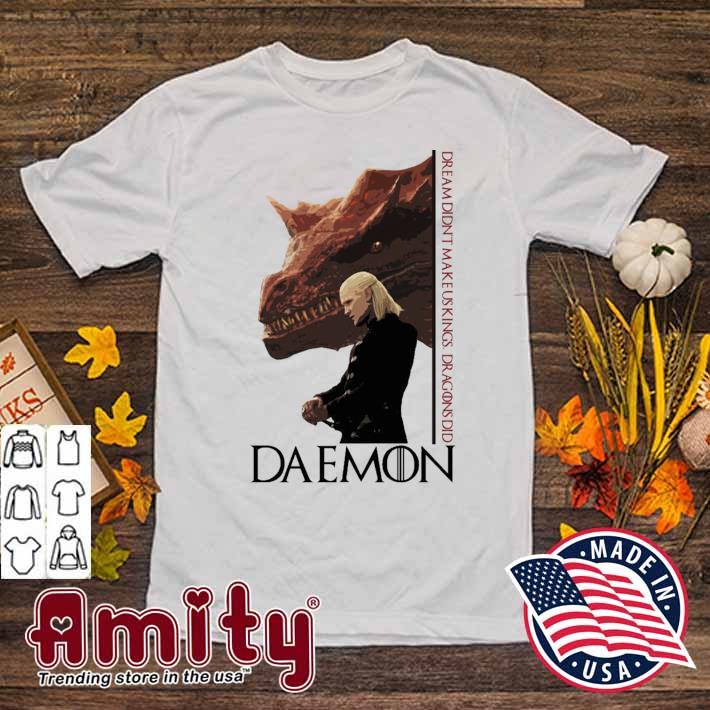Daemon targaryen and caraxes house of the dragon art t-shirt