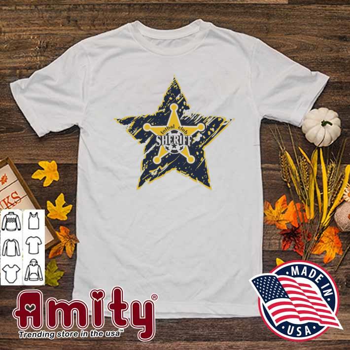 Fc sheriff tiraspol star sheriff soccer t-shirt