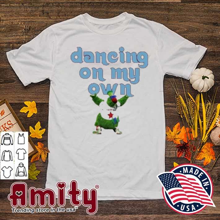 Philly phanatic dancing on my own mascot t-shirt