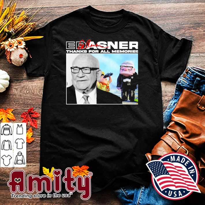 Thanks for all memories Ed Asner signature t-shirt