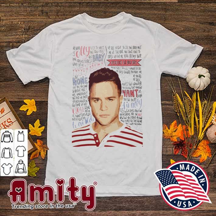 Typography olly murs vintage t-shirt