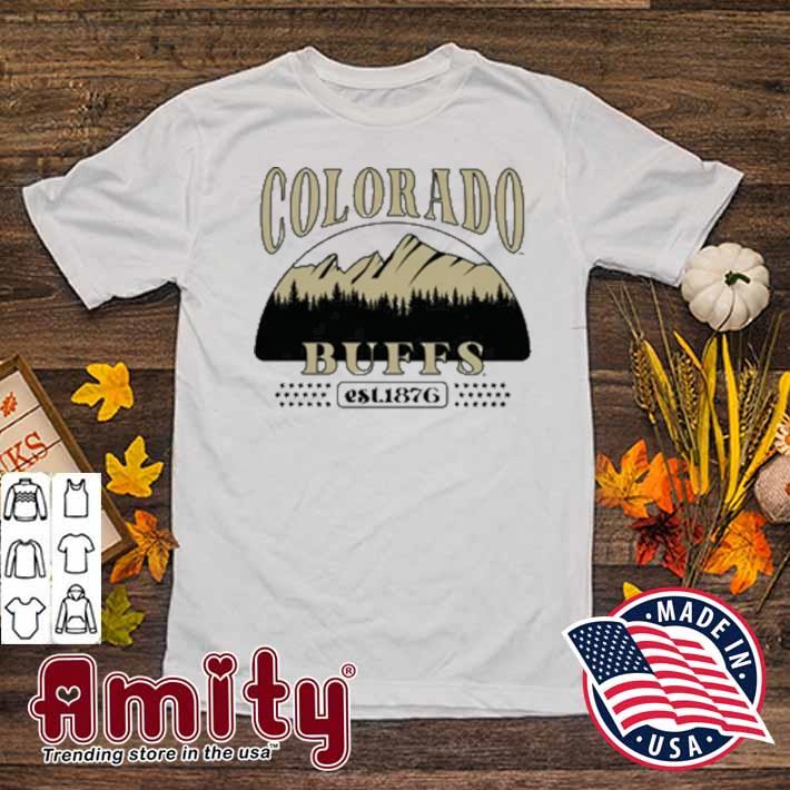 Colorado buffaloes est 1876 mountain t-shirt