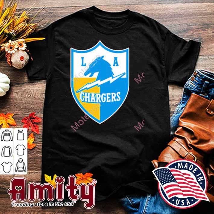 Los Angeles Chargers Vintage Shield Logo T-Shirt