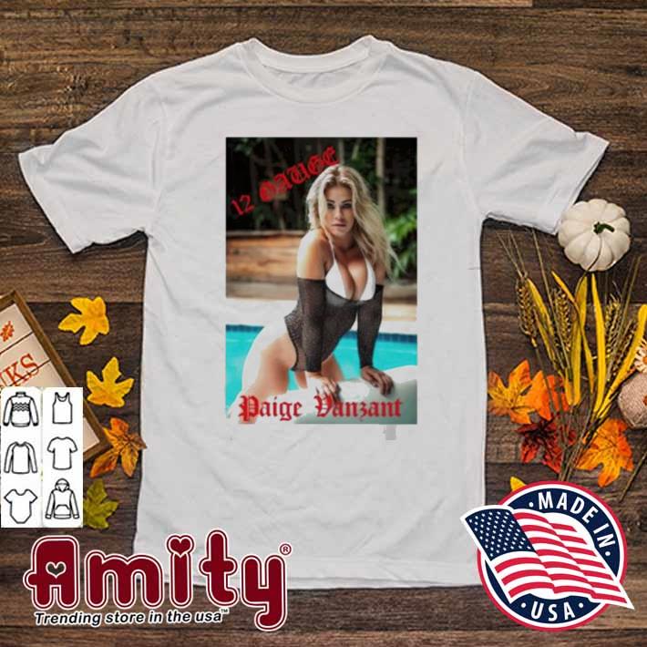 12 gauge Paige Vanzant in the pool t-shirt
