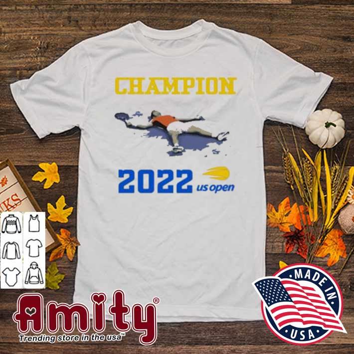Champion player 2022 star us open Carlos Alcaraz t-shirt