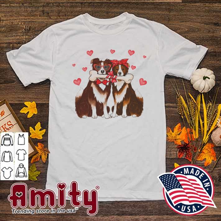 Dog is my Valentine cute t-shirt