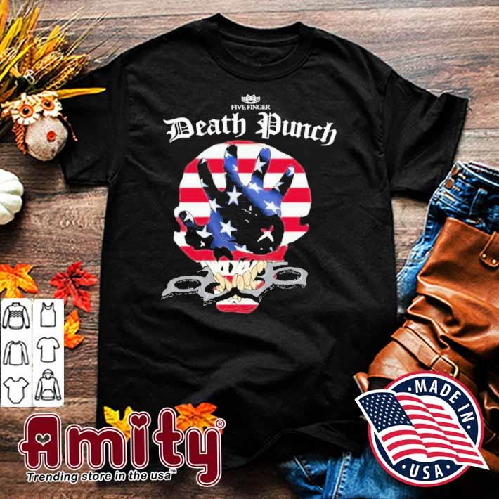 Five finger death punch American flag t-shirt