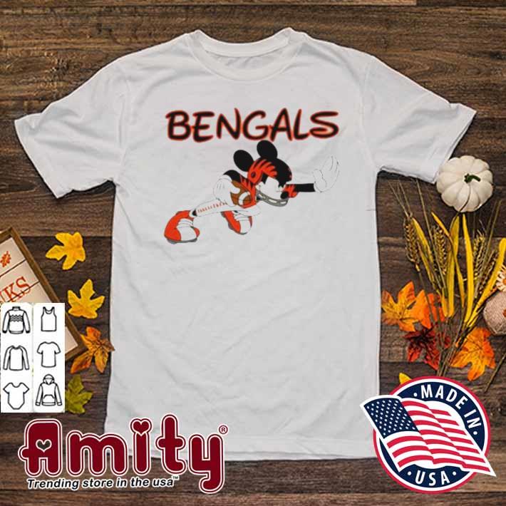 Cincinnati Bengals Mickey Mouse Style Joe Burrow 2023 Shirt