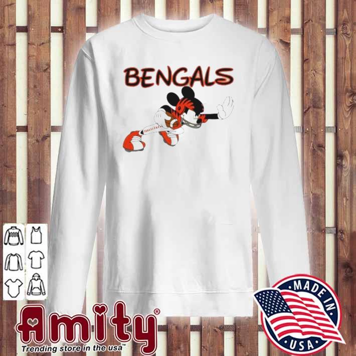 Buy Cincinnati Bengals Mickey Mouse Disney Joe Burrow 2023 Shirt