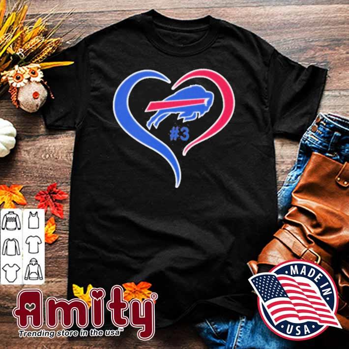 Damar Hamlin Heart 3 shirt, hoodie, sweater, long sleeve and tank top