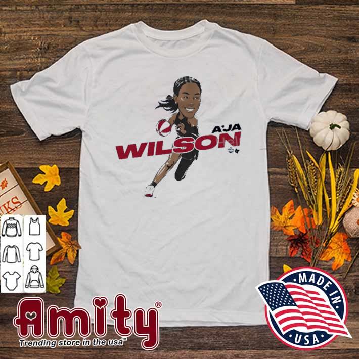 A'ja Wilson caricature t-shirt