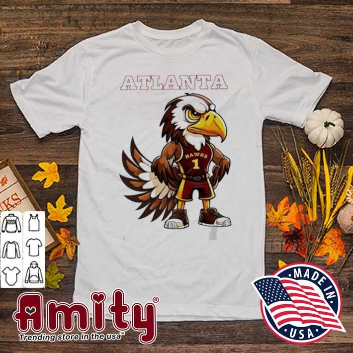 Atlanta basketball club the hawks mascot 2023 t-shirt
