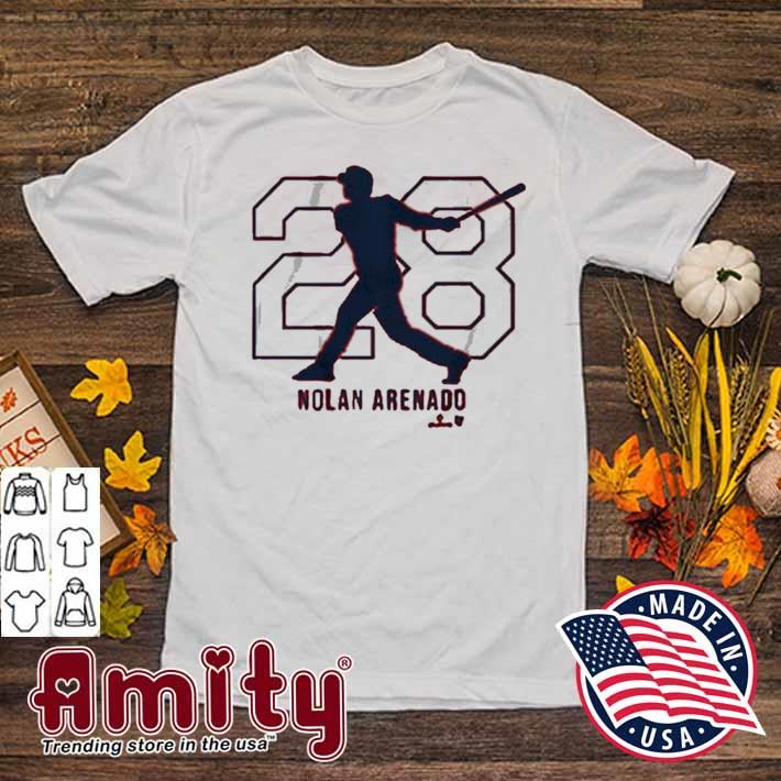  Nolan Arenado St. Louis Name & Number (Front & Back) T-Shirt :  Sports & Outdoors