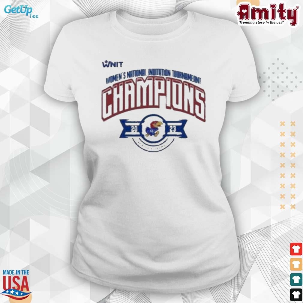 Kansas Jayhawks 2023 Women's National Invitation Tournament Champions shirt