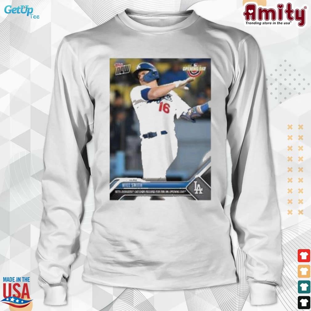 Will Smith Los Angeles Dodgers 2023 MLB Topps Now Shirt, hoodie, sweater,  long sleeve and tank top