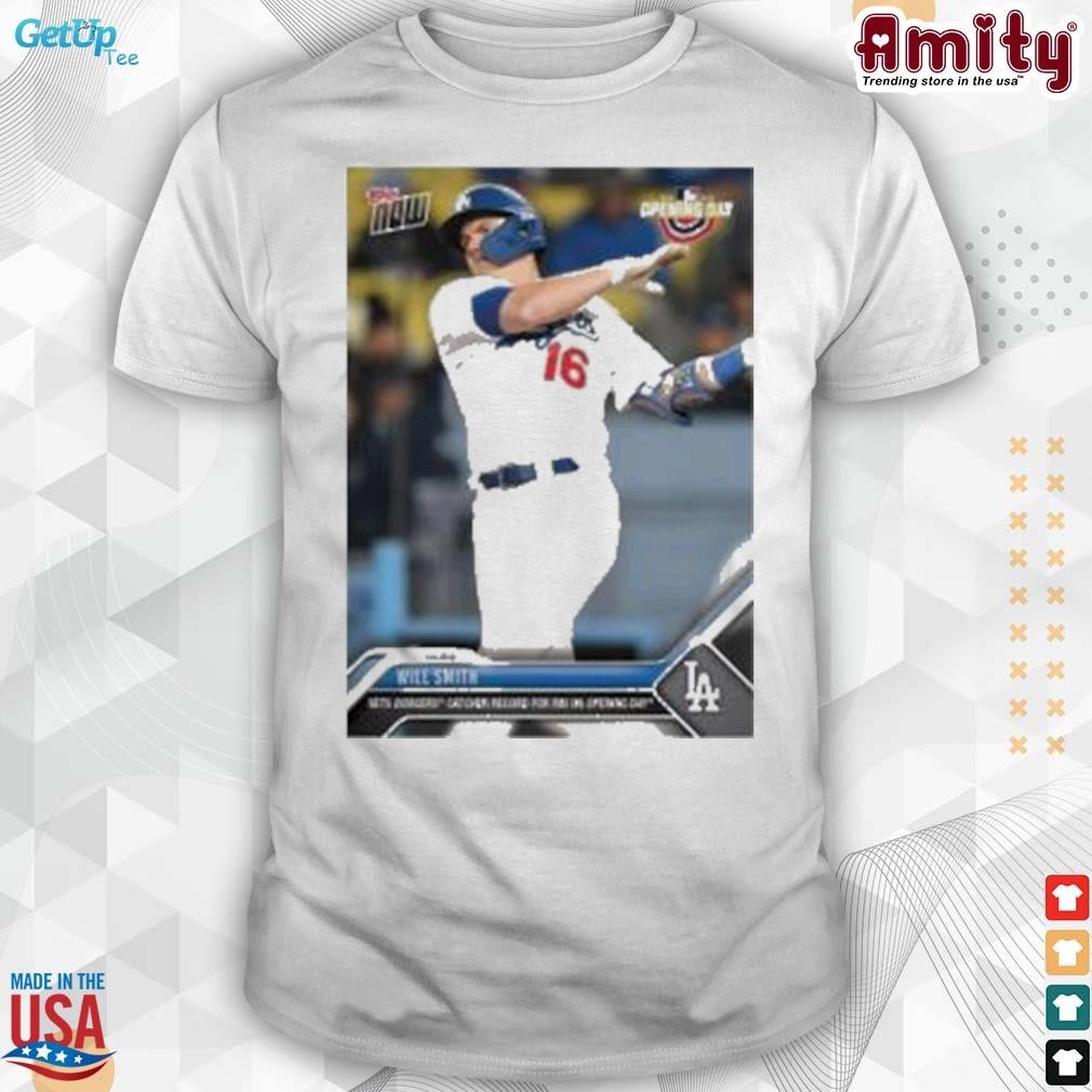 Will Smith Los Angeles Dodgers 2023 MLB Topps Now Shirt, hoodie, sweater,  long sleeve and tank top