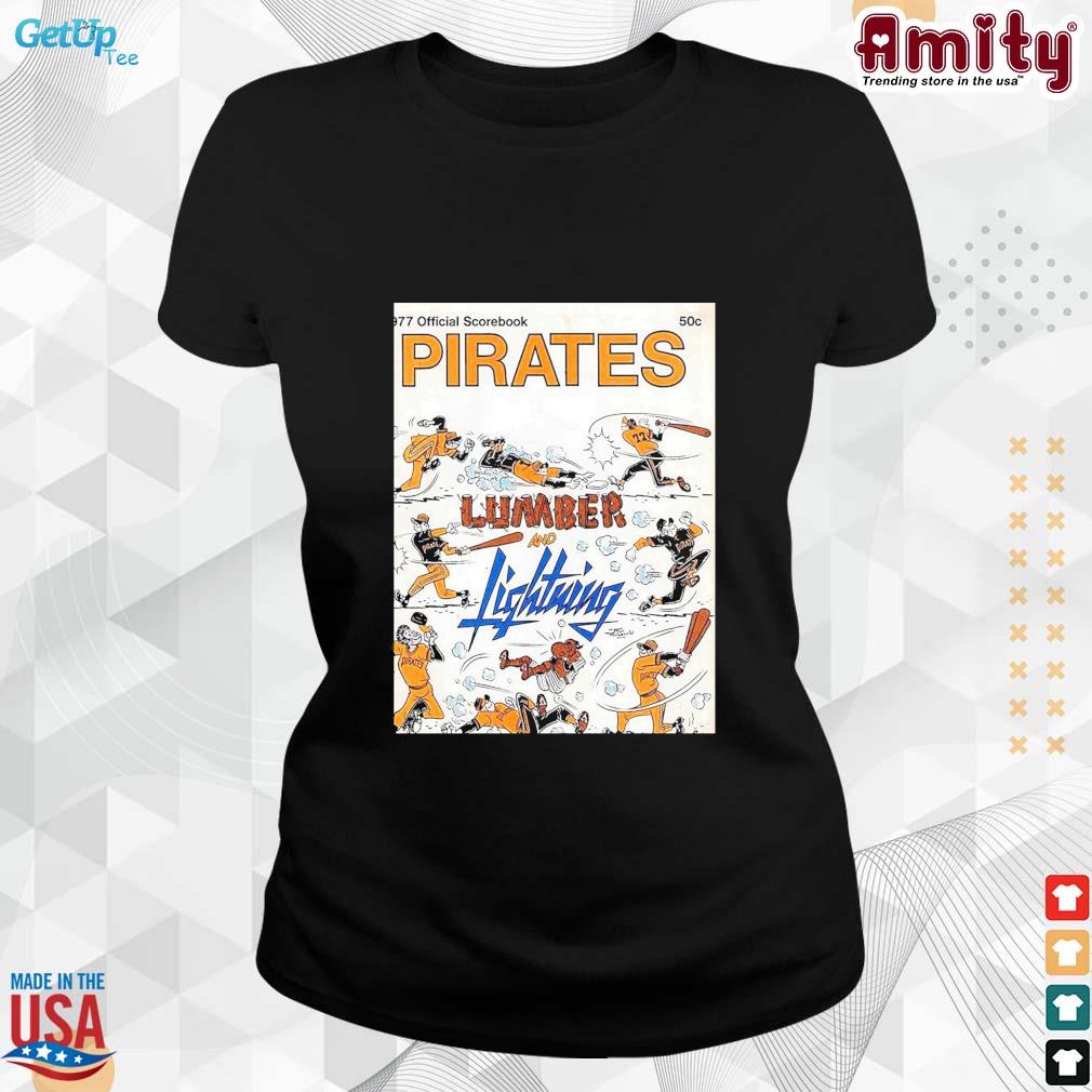 Lumber And Lightning Pittsburgh Pirates Vintage T-Shirt - Kaiteez