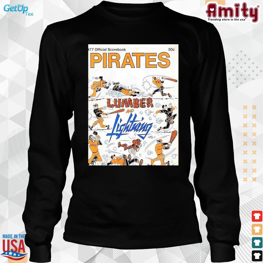 Lumber And Lightning Pittsburgh Pirates Vintage T-Shirt - Kaiteez