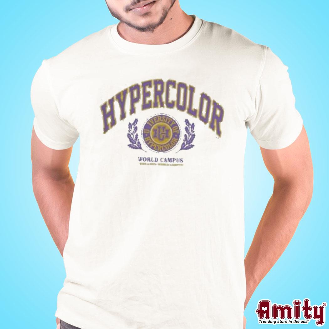 Vintage hypercolor world campus t-shirt
