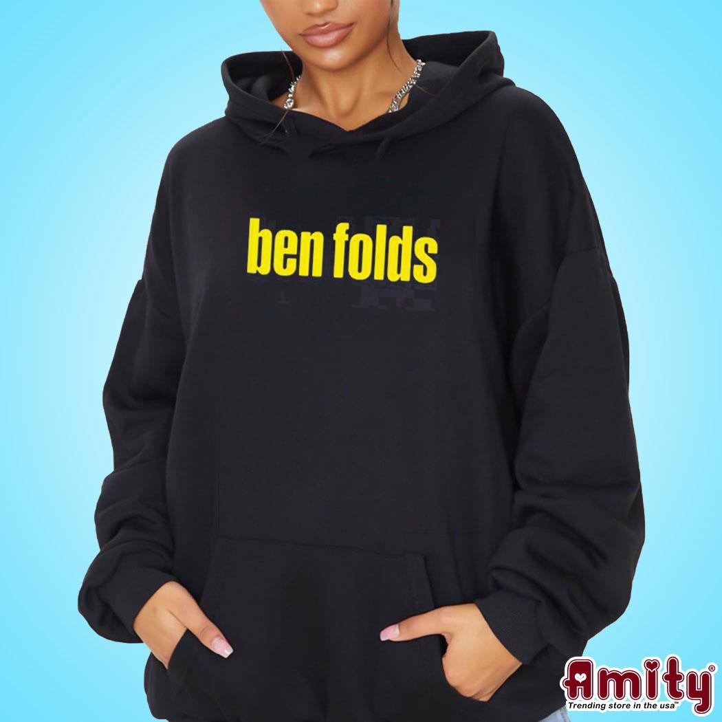 Folds Ben Logo Cover Yellow Shirt hoodie