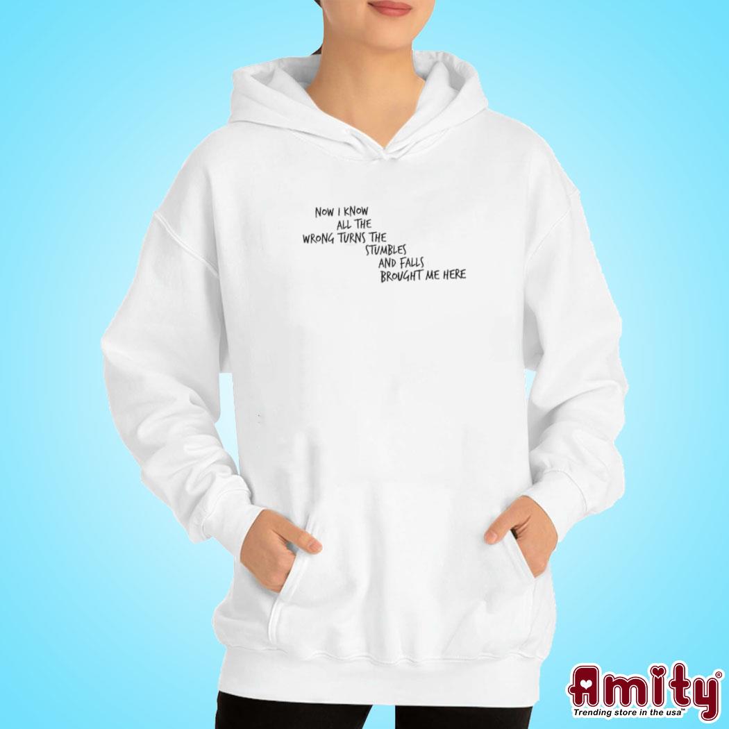 Now I Know All The Wrong Turns The Stumbles Ben Folds Shirt hoodie
