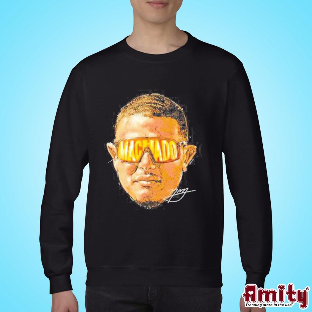 Manny Machado San Diego padres sunglasses signature photo design t-shirt,  hoodie, sweater, long sleeve and tank top