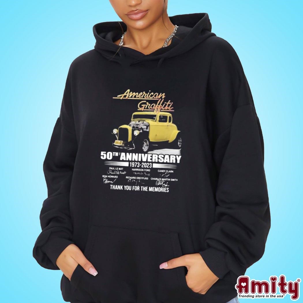 Awesome American Graffiti 50th Anniversary 1973 – 2032 Thank You For The Memories Car photo design hoodie.jpg