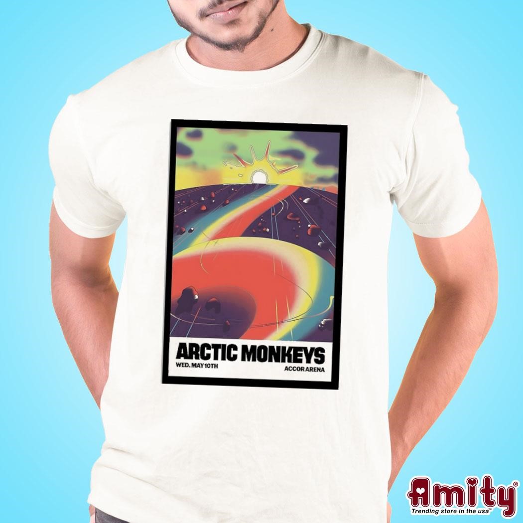 Awesome Arctic monkeys 05 10 2023 Paris FR tour art poster design t-shirt