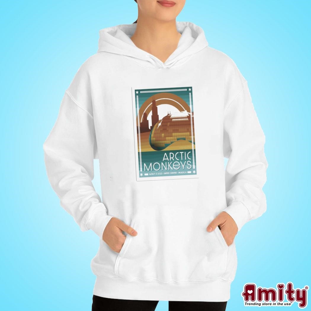 Awesome Arctic monkeys august 27 2023 united center Chicago art poster design hoodie.jpg