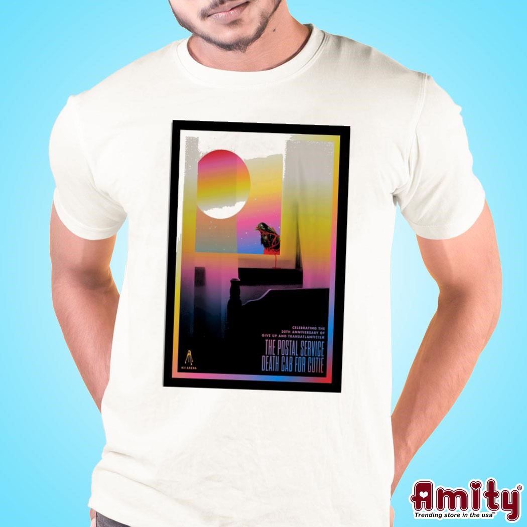Awesome Death cab for cutie celebrating the 20th anniversary of give up and transatlanticism 2023 art poster design t-shirt