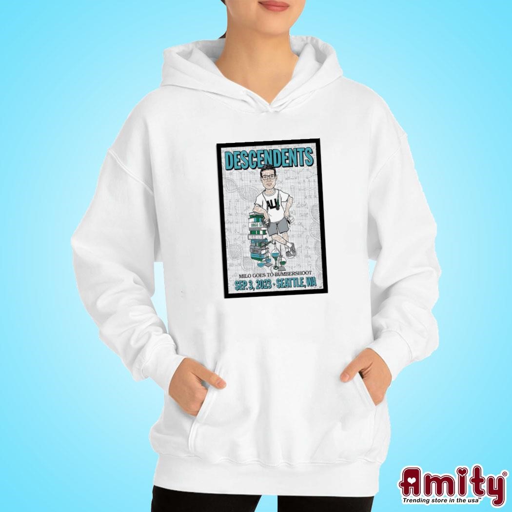 Awesome Descendents tour 2023 Seattle WA art poster design hoodie.jpg