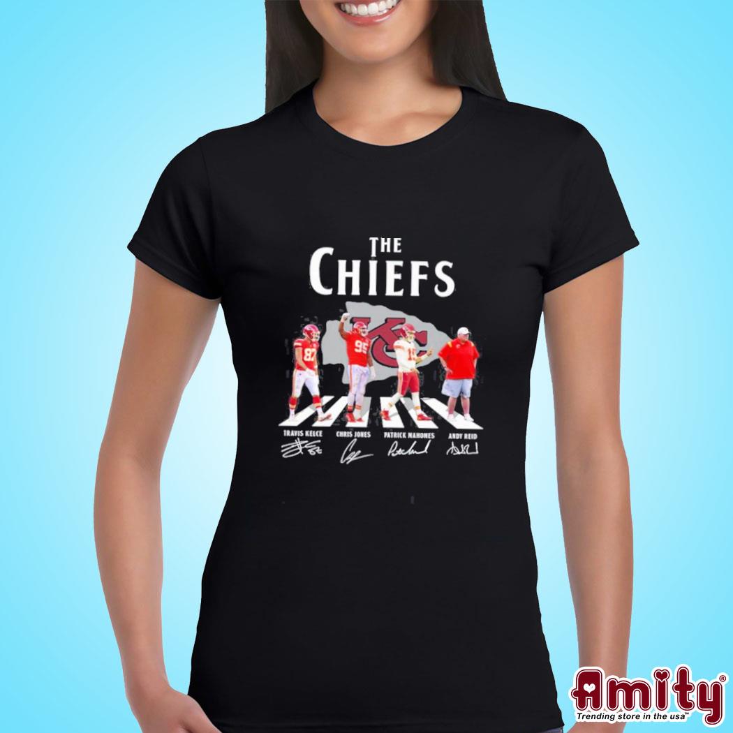 Patrick Mahomes, Travis Kelce & Chris Jones Kansas City Chiefs shirt -  Gearuptee