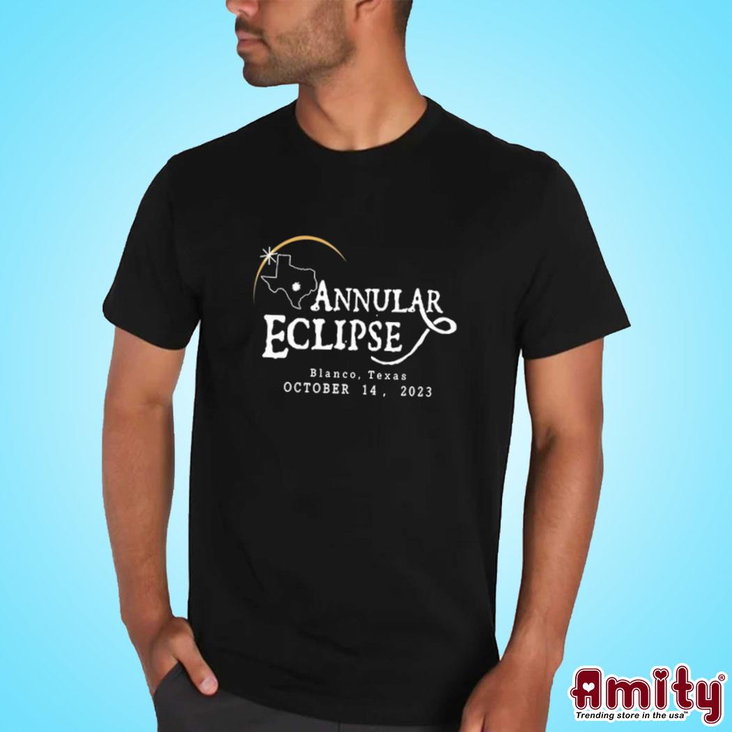 Annular Eclipse Blanco Texas October 14 2023 T-shirt