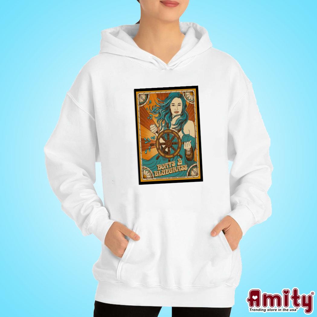 Awesome boats and bluegrass 09.21-24.2023 Winona MN art poster design t-s hoodie