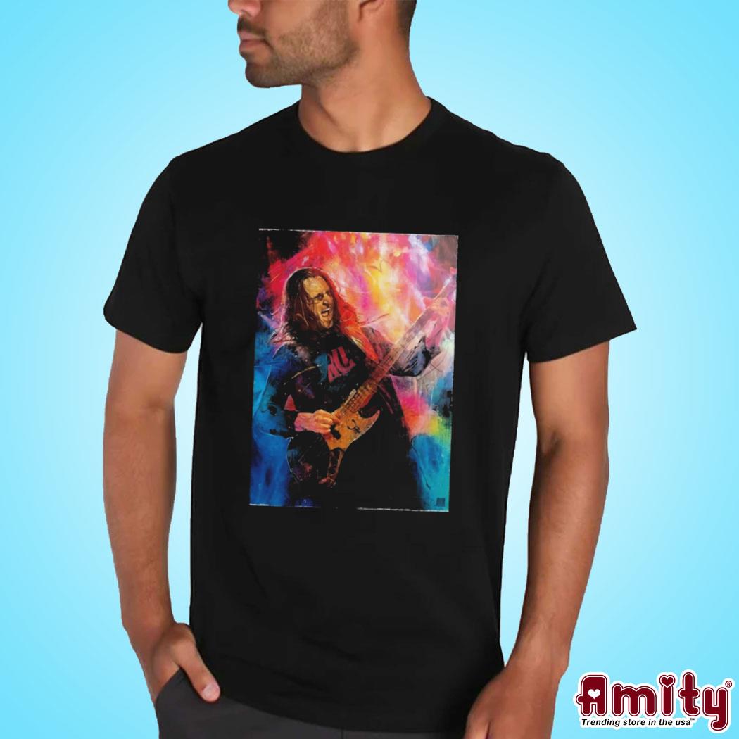 Awesome geddy Lee art design t-shirt