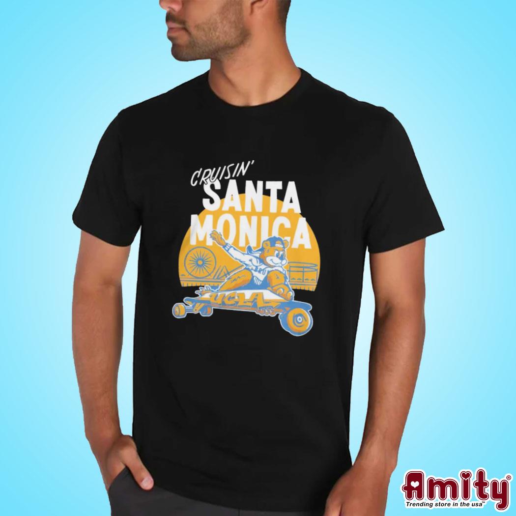 Awesome homefield apparel ucla Bruins longboarding cruisin santa monica art design t-shirt