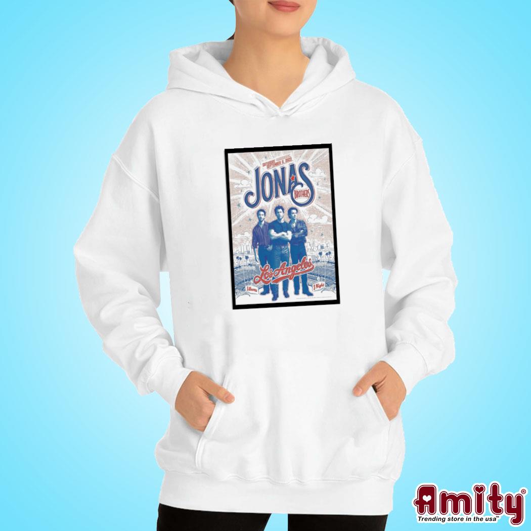 Awesome jonas Brothers dodger stadium Los Angeles CA 2023 photo poster design t-s hoodie